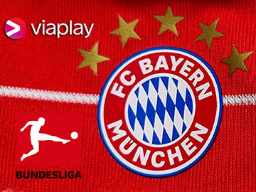 Bundesliga Viaplay Bayern Monachium logosy 360px