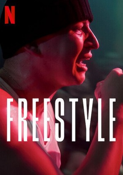 Maciej Musiałowski na plakacie promującym emisję filmu „Freestyle”, foto: Netflix
