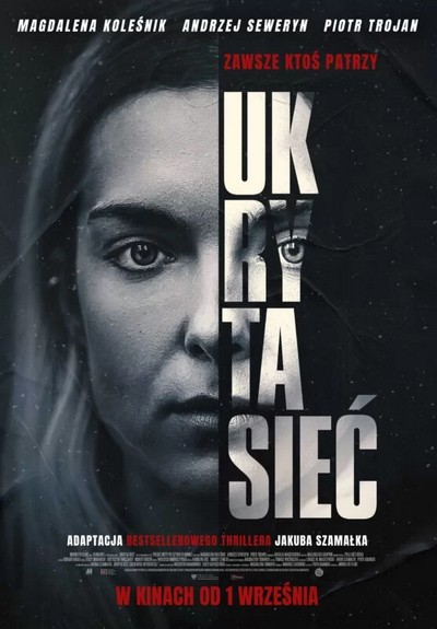 Magdalena Koleśnik na plakacie promującym kinową emisję filmu „Ukryta sieć”, foto: Monolith Films