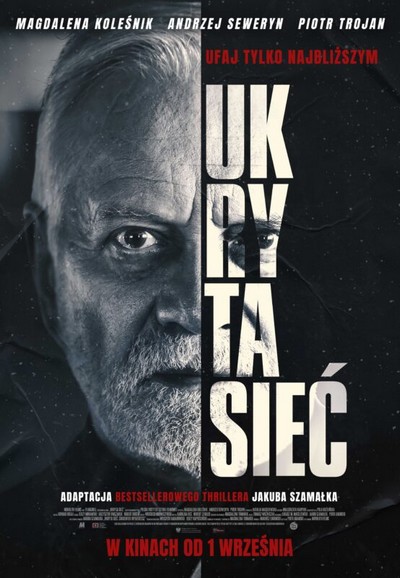 Andrzej Seweryn na plakacie promującym kinową emisję filmu „Ukryta sieć”, foto: Monolith Films