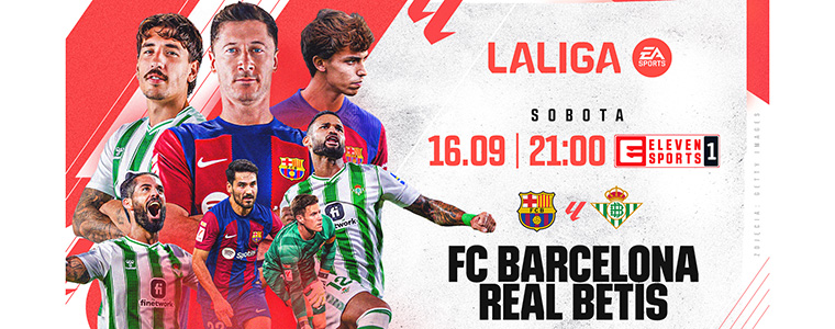 LaLiga FC Barcelona Rewal Betis Robert Lewandowski Eleven Sports Getty Images