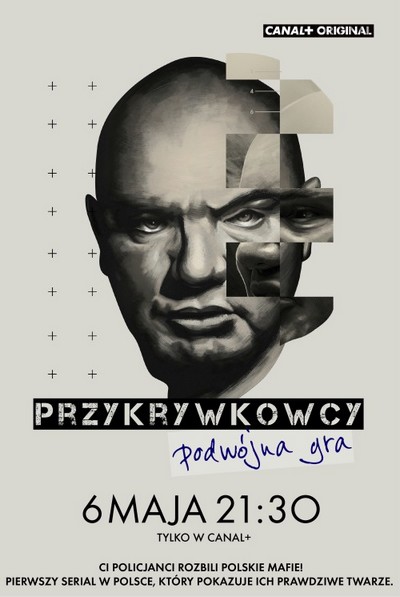 Plakat promujący emisję serialu „Przykrywkowcy. Podwójna gra”, foto: Canal+ Polska
