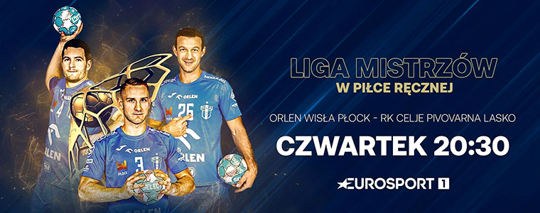 Orlen Wisła Płock Eurosport-Liga Mistrzów EHF 2023 piłka ręczna 760px