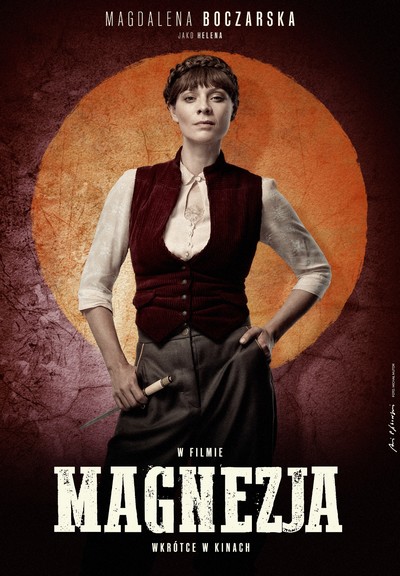 Magdalena Boczarska na plakacie promującym kinową emisję filmu „Magnezja”, foto: Kino Świat