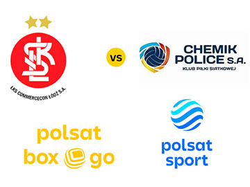Superpuchar Polski ŁKS vs Chemik police Polsat Sport 360px