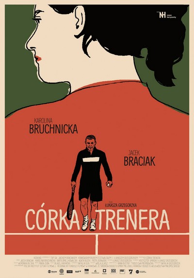 Karolina Bruchnicka i Jacek Braciak na plakacie promującym kinową emisję filmu „Córka trenera”, foto: Akson Dystrybucja
