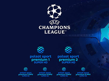 Champions League Liga Mistrzów UEFA logo Polsat Sport Premium 360px