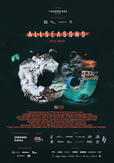Plakat promujący kinową emisję filmu „AllSeasons Kite Movie”, foto: Woodpecker Motion Pictures
