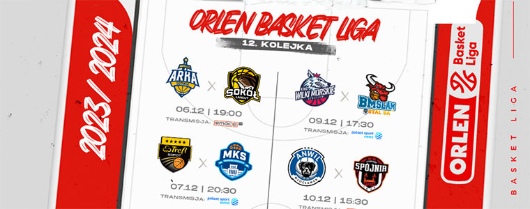 12 kolejka OBL 2023 Orlen Basket Liga 760px