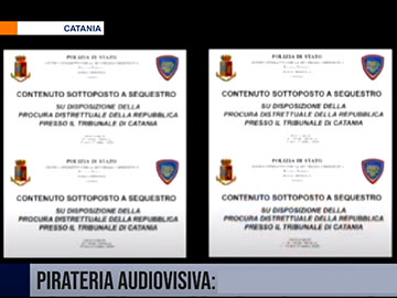 Katania Italia piractwo 21 aresztowanych DDA 360px