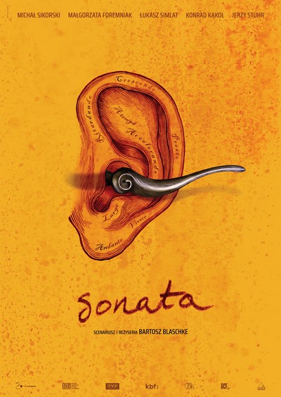 Plakat promujący kinową emisję filmu „Sonata”, foto: TVP