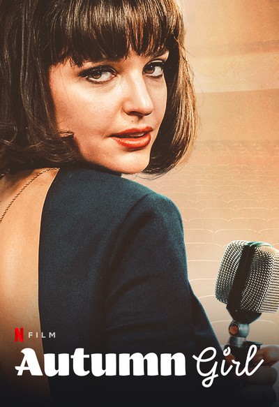 Maria Dębska na plakacie promującym emisję filmu „Bo we mnie jest seks”, foto: Netflix