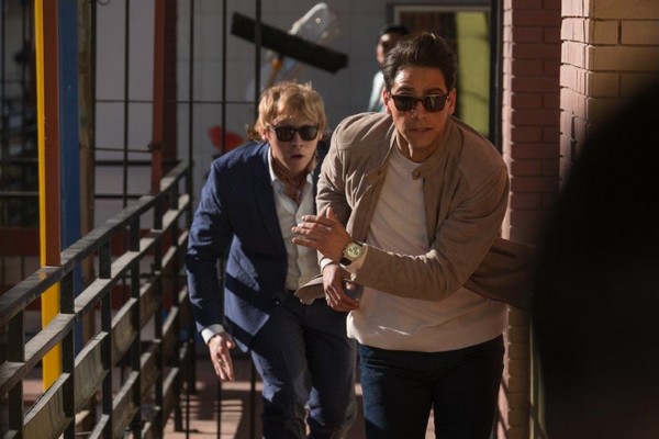 Rupert Grint i Luke Pasqualino w serialu „Przekręt”, foto: AMC Networks International