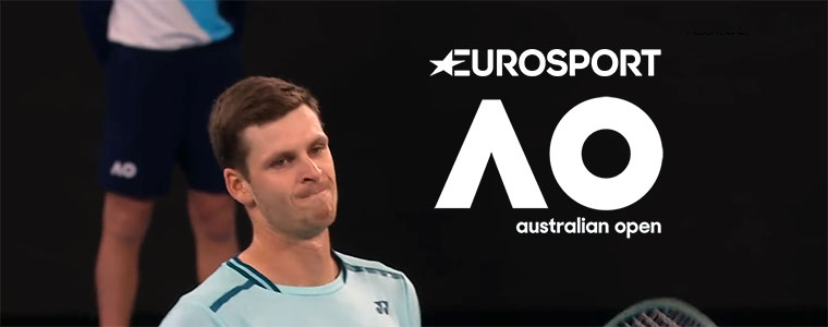 Eurosport Hubert Hurkacz AO 2024 Australian Open fot Eurosport 1 760px