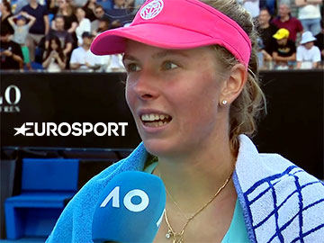 Magdalena Fręch AO 2024 Australian Open Eurosport logo 360px