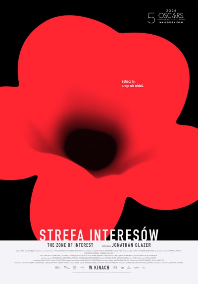 Plakat promujący kinową emisję filmu „Strefa interesów”, foto: Gutek Film
