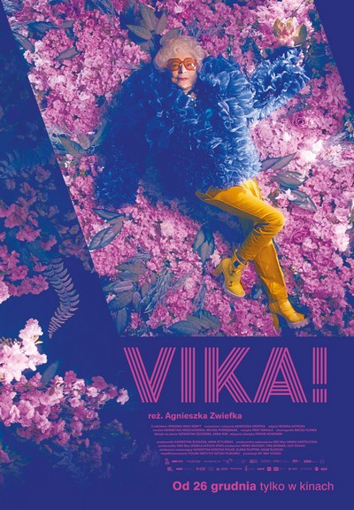 Wirginia Szmyt „DJ Wika” na plakacie promującym kinową emisję filmu „Vika!”, foto: Best Film Co