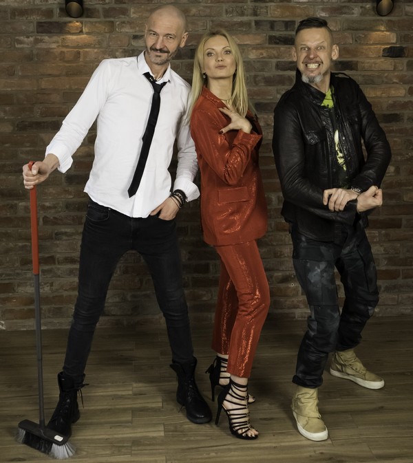 Krzysztof Ferdyn, Olga Borys i Michał Wójcik w programie „Program dla dorosłych”, foto: TVS