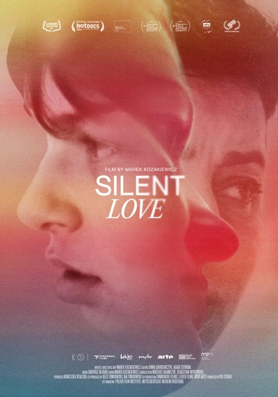Miłosz, Agnieszka i Maja na plakacie promującym kinową emisję filmu „Silent Love”, foto: Koi Studio