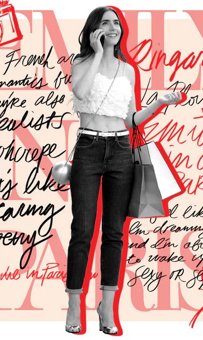 Lily Collins w serialu „Emily w Paryżu”, foto: Netflix