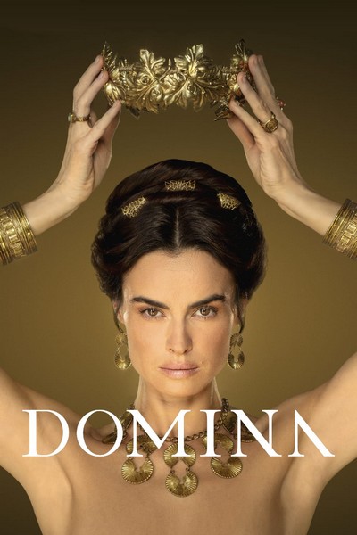 Katarzyna Smutniak na plakacie promującym emisję serialu „Domina”, foto: Banijay Rights