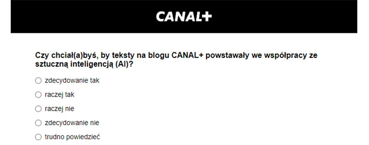 Canal+ sztuczna inteligencja AI 2024 blog 760px