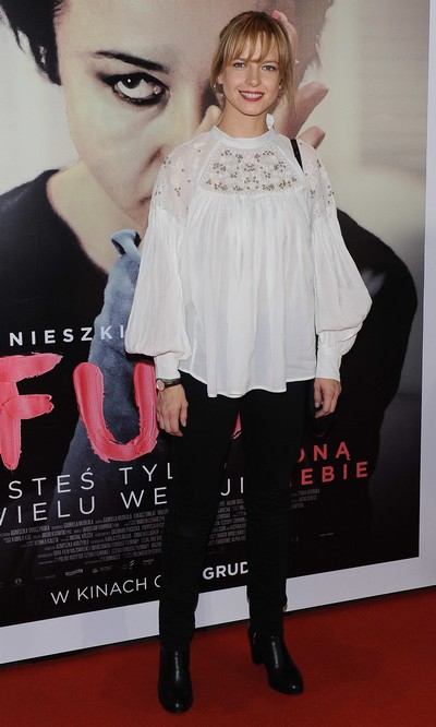 Marta Nieradkiewicz na premierze filmu „Fuga”, foto: Marcin Wziontek/Kino Świat