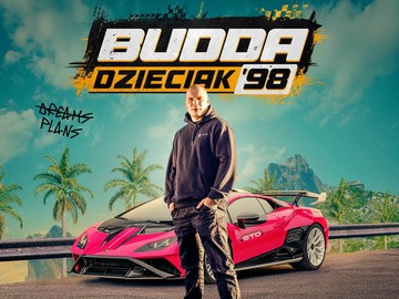 Kino Świat „Budda. Dzieciak '98” Kamil Labudda „Budda” auto wóz samochód pojazd maszyna Lamborghini Huracan STO
