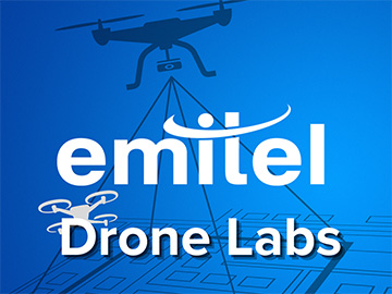 Emitel umożliwia testy dronów usługowych