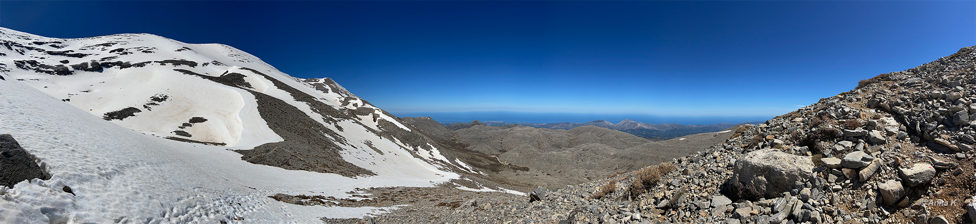 Panorama ze szlaku na Timios Stavros