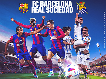 LaLiga  FC Barcelona Real Sociedad Eleven Sports Getty Images
