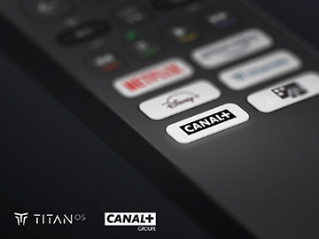 Grupa Canal+ Titan OS pilot dedykowany przycisk Canal+