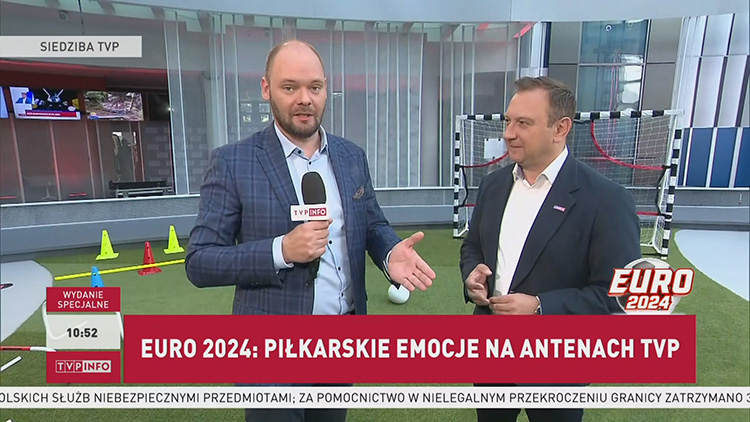 Treści związane w Euro 2024 także na kanale TVP Info