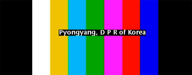 Pyonyang KCTV sygnał korea paski 760px