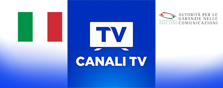 Canali TV logo Agcom NTC TDT Italia Włochy 760px