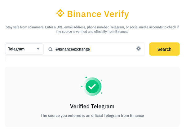 Binance Verify giełda kryptowalut