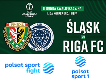 Śląsk Wrocław Riga FC Polsat sport Fight360px