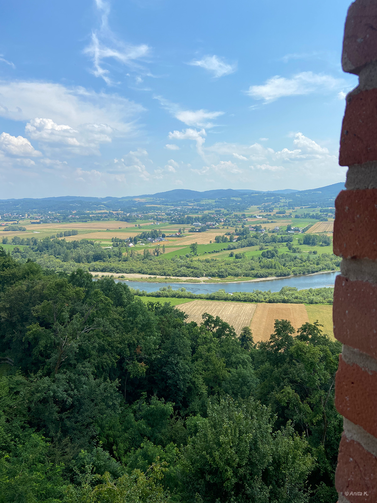 Widok z Zamku Melsztyn