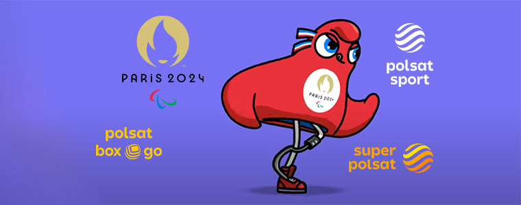 Paris 2024 Igrzyska paralimpijskie logo MKol Polsat Sport760px