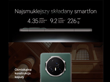 Nowy, składany smartfon – ultrasmukły Honor Magic V3