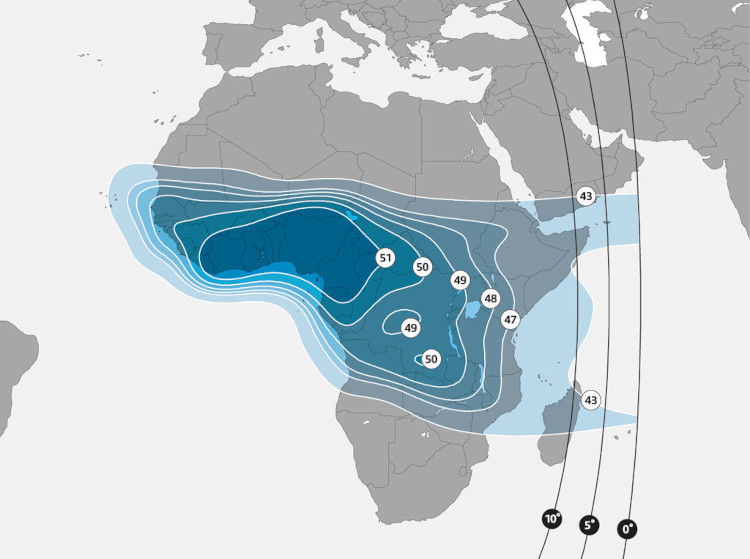 SES-4 wiązka West Africa