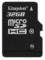 Kingston microSDHC Class 10 o pojemności 32 GB