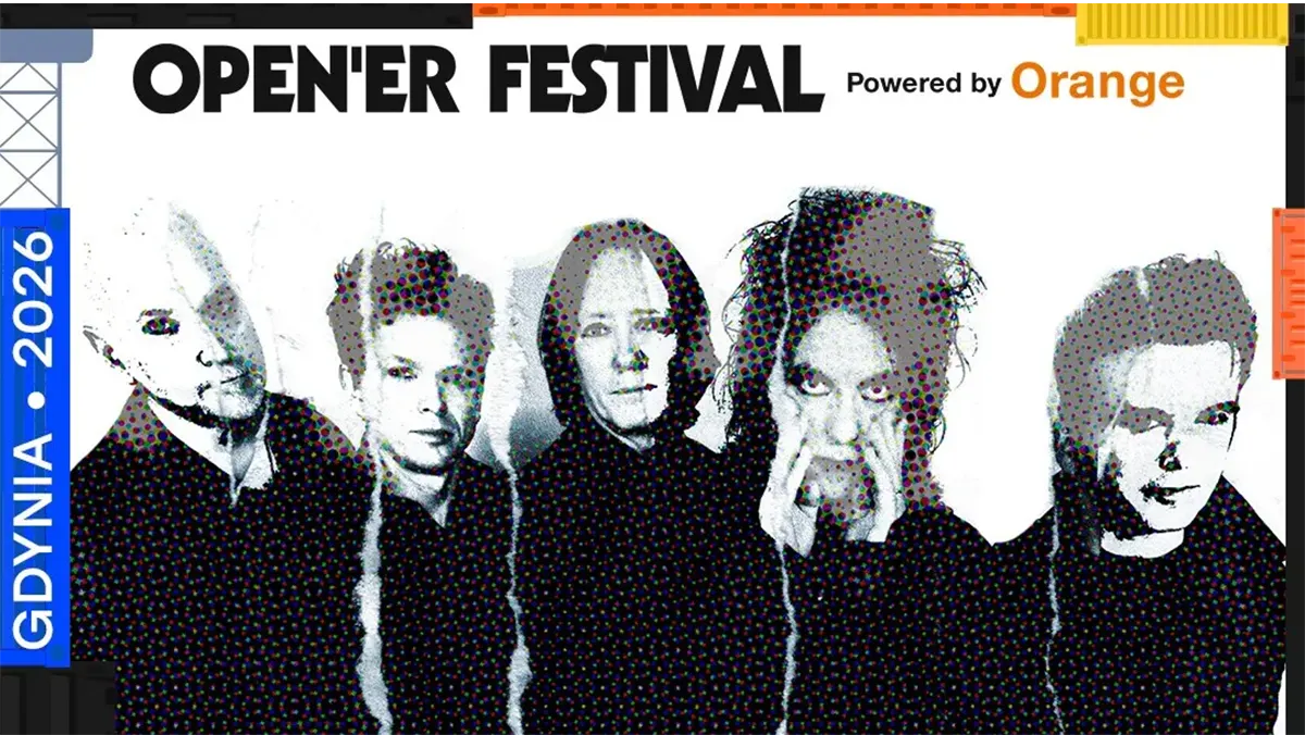 The Cure na Open’er Festival 2026 w Gdyni - grafika zapowiedzi koncertu