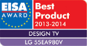 Nagroda EISA dla telewizora LG z zakrzywionym ekranem