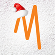 Multimedia Polska logo zima Boże Narodzenie Święty Mikołaj