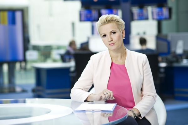 Marta Kuligowska jest prowadzącą program „Polska i świat”, foto: TVN Warner Bros. Discovery