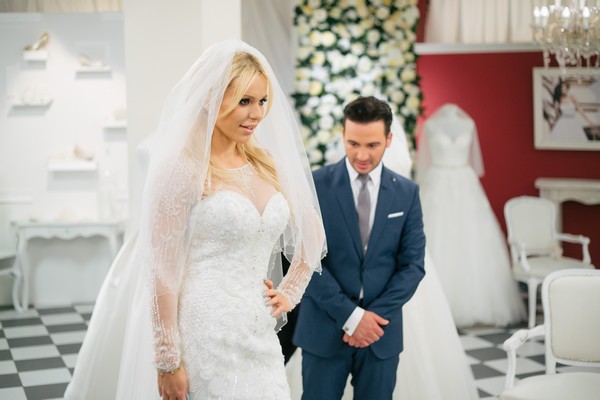 Dorota Rabczewska „Doda” i Stefano Terrazzino w programie „Salon sukien ślubnych: Polska”, foto: TVN Warner Bros. Discovery