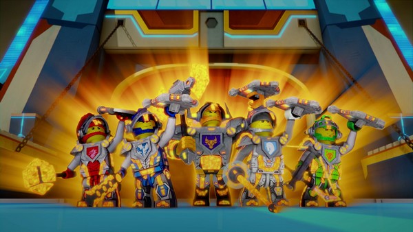 Bohaterowie serialu animowanego „Nexo Knights”, foto: Time Warner
