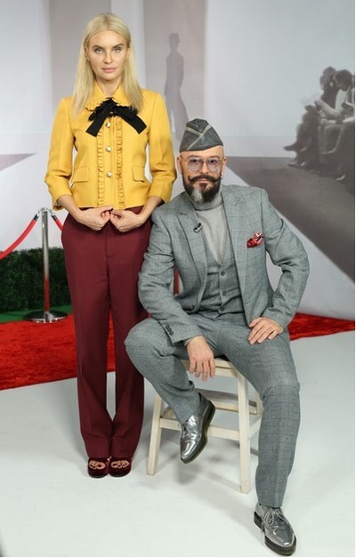 Joanna Horodyńska i Tomasz Jacyków w programie „Gwiazdy na dywaniku”, foto: Cyfrowy Polsat