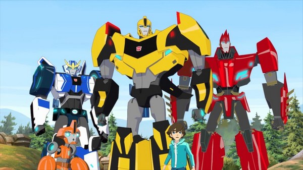 Bohaterowie serialu animowanego „Transformers: Robots in Disguise”, foto: Time Warner